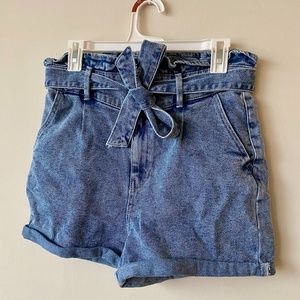 Wild Fable Paperbag Denim Shorts